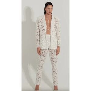 NONchalant White Pixie Lace Pants